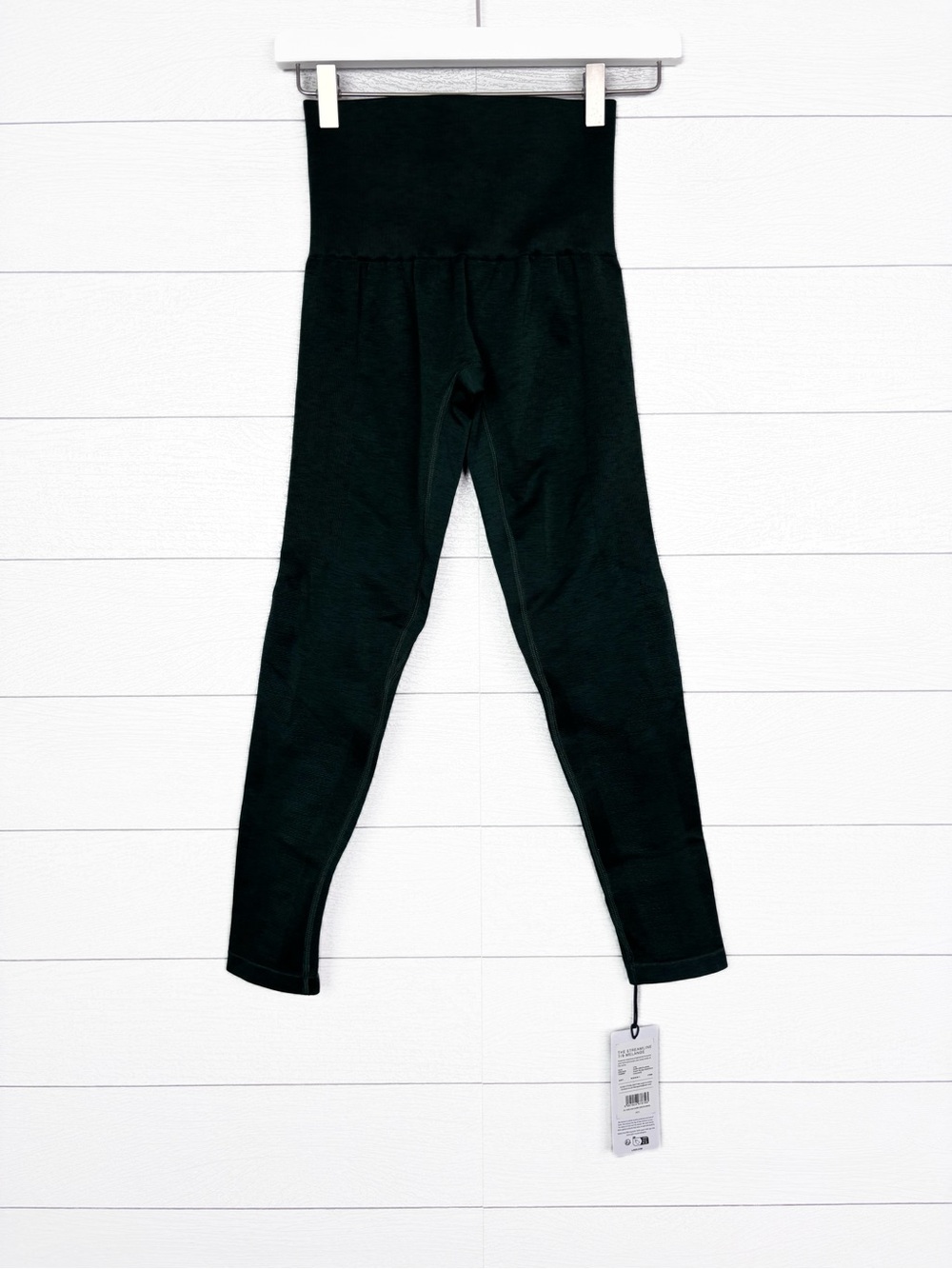 NWT LNDR The Streamline 7/8 Melange Legging Seamless Dark Green Small Medium